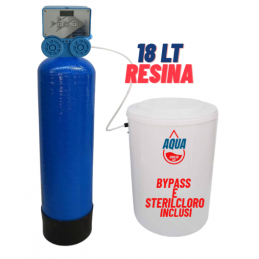 Addolcitore Doppio corpo 18 lt resina