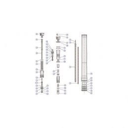 F55100601 RICAMBI FORCELLA SUZUKI RMZ 450 (09-14) - DADO...