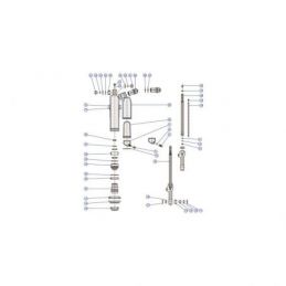 R34000001 RICAMBI MONO SHOWA KAWASAKI KX 250 F (09-19) -...