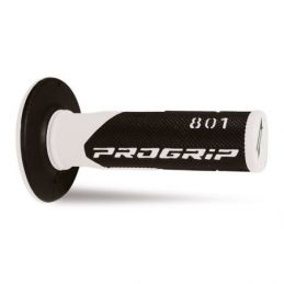 PG-801-137 COPPIA MANOPOLE PRO GRIP 801 - BIANCO NERO