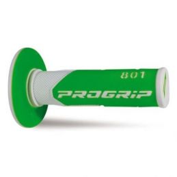 PG-801-241 COPPIA MANOPOLE PRO GRIP 801 - BIANCO VERDE FLUO