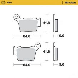 MM-094422 PASTIGLIE MOTO MASTER GASGAS 85 MC (21-22)...