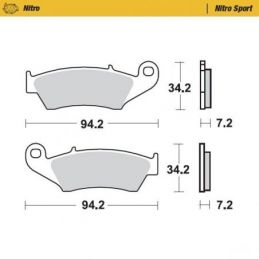 MM-093422 PASTIGLIE MOTO MASTER GASGAS 300 EC (00-20)...