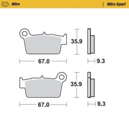 MM-094522 PASTIGLIE MOTO MASTER BETA RR 390 (15-22)...