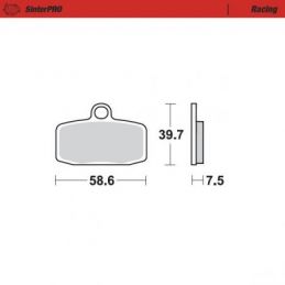 MM-097411 PASTIGLIE MOTO MASTER HUSQVARNA 85 TC (14-20)...