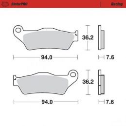 MM-093011 PASTIGLIE MOTO MASTER TM EN/MX 250 F (02-21)...