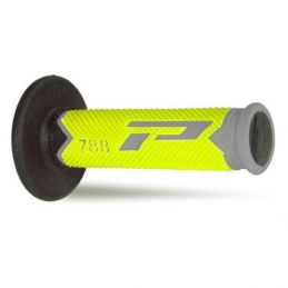 PG-788-254 COPPIA MANOPOLE PRO GRIP 788 - GRIGIO GIALLO...