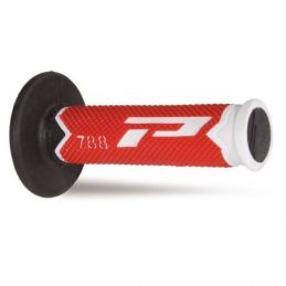 PG-788-216 COPPIA MANOPOLE PRO GRIP 788 - BIANCO ROSSO NERO