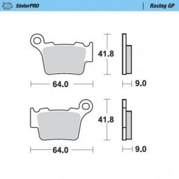 MM-094412 PASTIGLIE MOTO MASTER GASGAS 125 MC (21-22)...