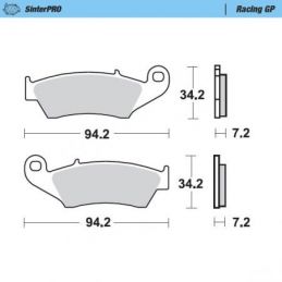 MM-093412 PASTIGLIE MOTO MASTER BETA RR 498 (12-14)...