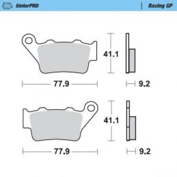 MM-093212 PASTIGLIE MOTO MASTER HUSQVARNA 450 TE (03-05)...