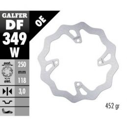 DF349W DISCO FRENO GALFER WAVE SUZUKI RMZ 250 (07-18)...