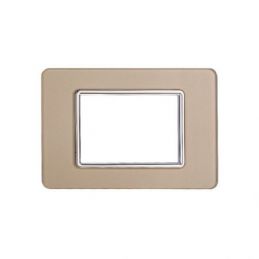Placca In Vetro Serie Starlight 3P Colore Oro Compatibile...