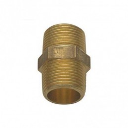 1433004 NIPPLE 3/4 " Nipple Doppio in Ottone