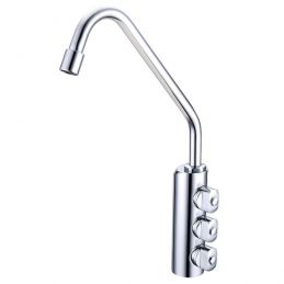 Rubinetto Light 3 Vie per Frigogasatori (Cromato)