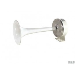 1901208 TROMBA SINGLE WHITE L250 24V OTTONE Tromba...