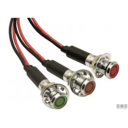 2105012 SPIA 8MM GREEN Spie LED OC 8MM 12V