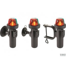 2114016 FANALE CLAMP LED RED/GREEN Fanali LED a Batteria...
