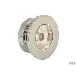 2145766 LUCE CORTESIA FLUSH CHROME QUADRA 38x38 Luci di...