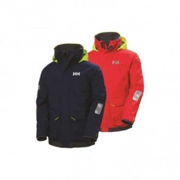 3040026 HH PIER JACKET 222 RED S Giacca Cerata HH Pier...