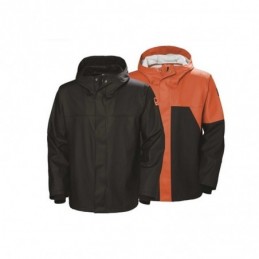 3040611 HH WW STORM RAIN JACKET 990 BLACK S Giacca Cerata...