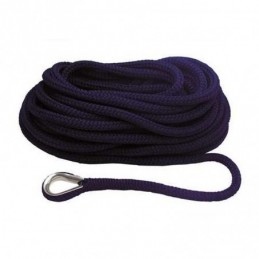 3101425 MOORING LINE NAVY 16MM X 10M Treccia Mooring Blue...