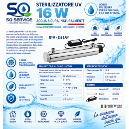 Sterilizzatore UV 16 w -SDE