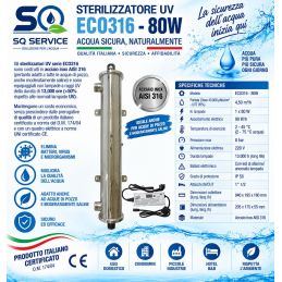 Sterilizzatore UV316-80W