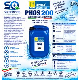 PHOS 200 - 25 kg Previene la formazione di incrostazioni