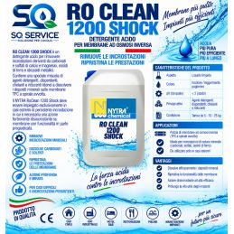 NYTRA RoClean 1200 Shock - 10 kg Detergente osmosi inversa