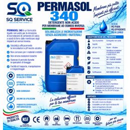 Permasol 340 Detergente Non Acido per Membrane, Bidone da...