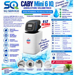 Addolcitore Acqua Cabinato 6 lt resina- Anticalcare