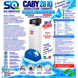 Addolcitore Acqua Cabinato 28 lt resina- Anticalcare