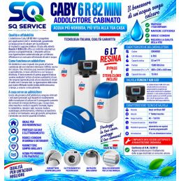 Addolcitore Acqua Cabinato 6 lt resina- Anticalcare