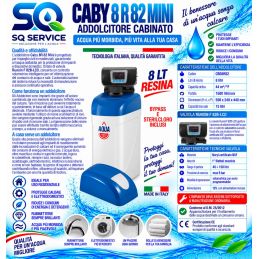 Addolcitore Acqua Cabinato 8 lt resina- Anticalcare