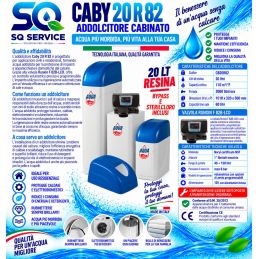 Addolcitore Acqua Cabinato 20 lt resina- Anticalcare