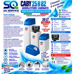 Addolcitore Acqua Cabinato 25 lt resina- Anticalcare