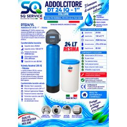 Addolcitore Acqua Doppio corpo 24 lt resina- Anticalcare
