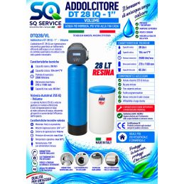 Addolcitore Acqua Doppio corpo 28 lt resina- Anticalcare