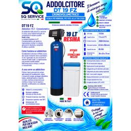 Addolcitore Acqua Doppio corpo 19 lt resina- Anticalcare