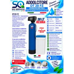 Addolcitore Acqua Doppio corpo 28 lt resina- Anticalcare